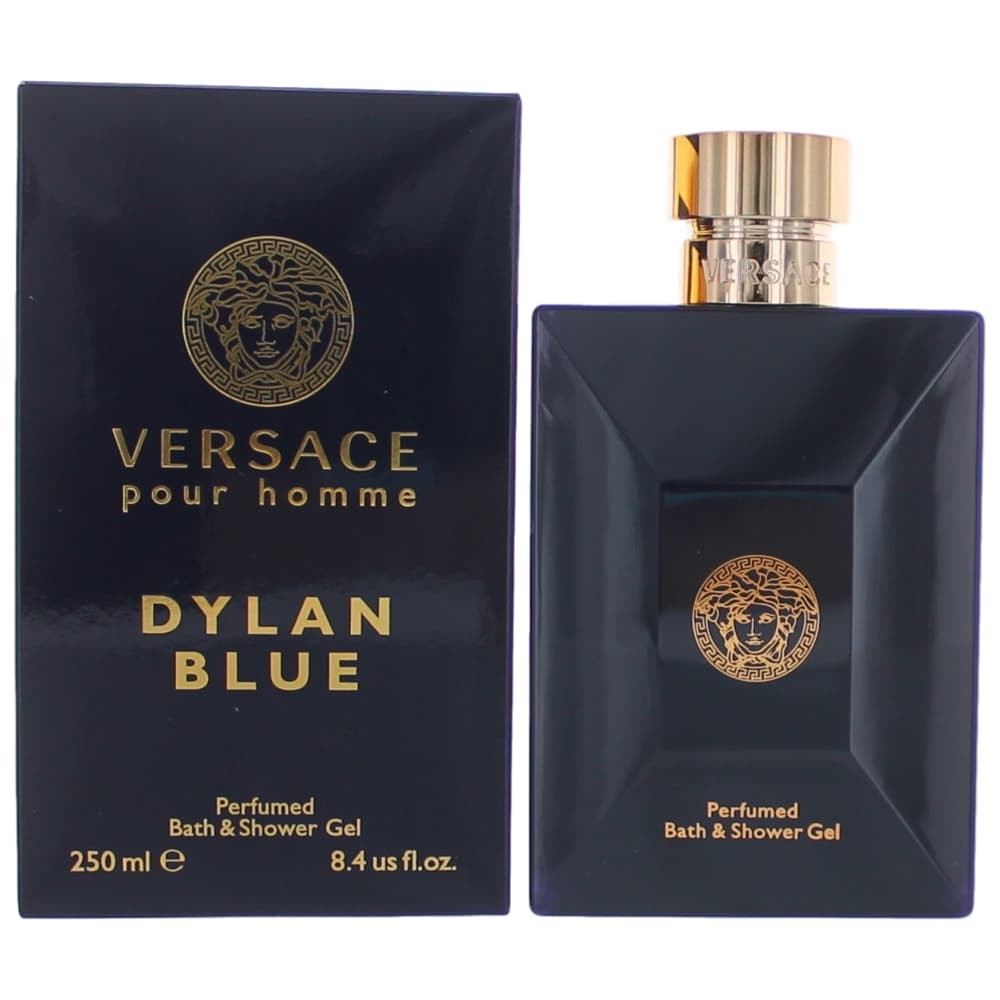 Versace Pour Homme Dylan Blue by Versace, 8.4oz Perfumed Bath & Shower Gel men by Versace
