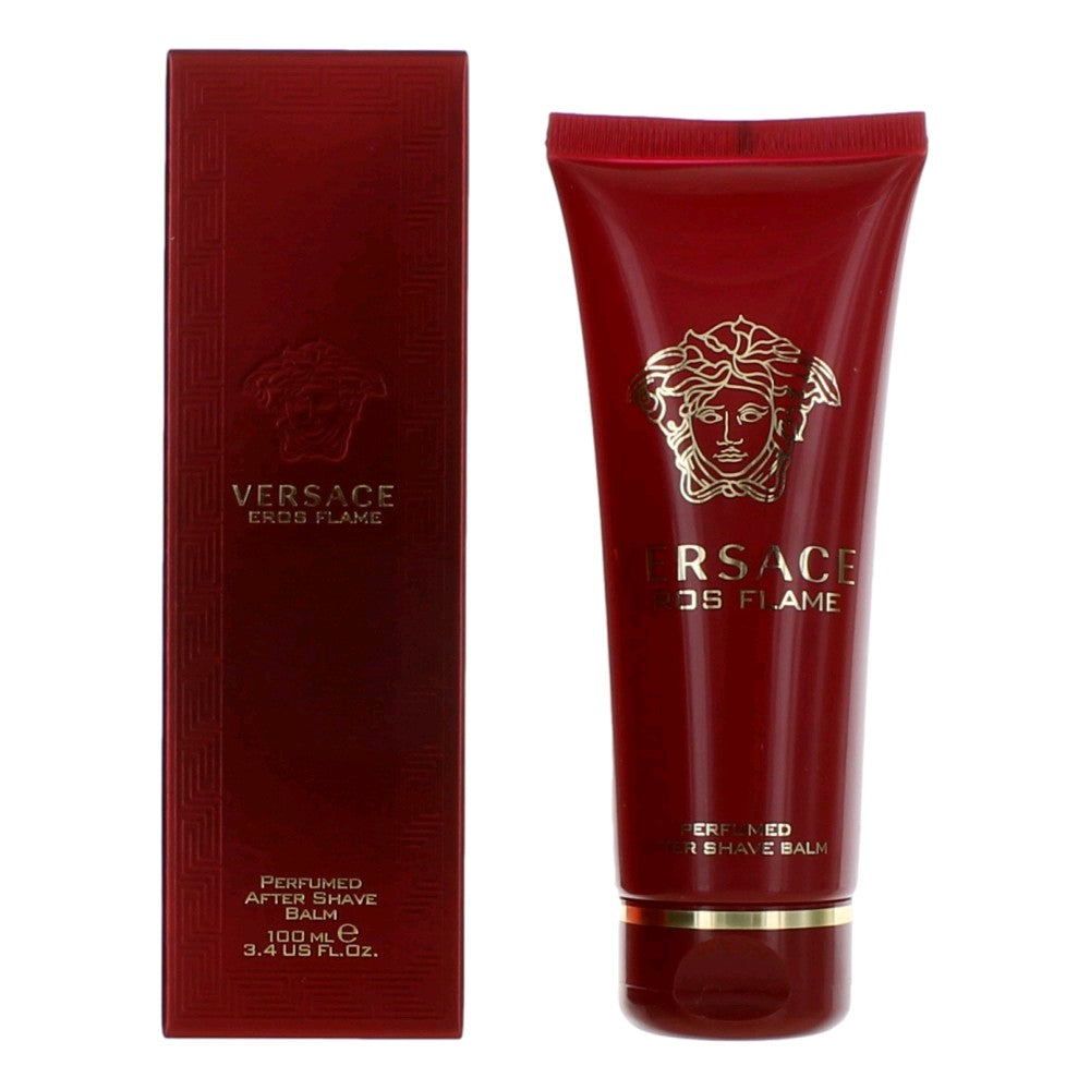 Eros Flame by Versace, 3.4 oz After Shave Balm for Men by Versace