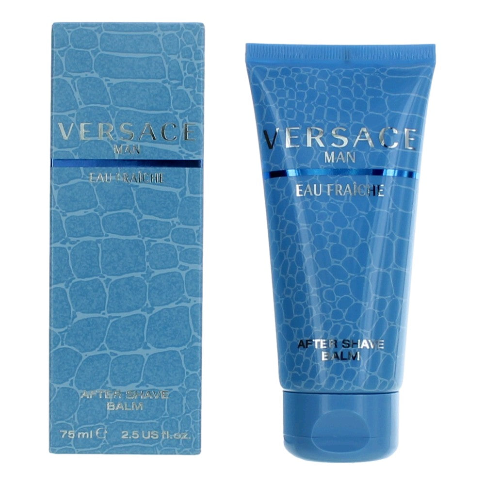 Versace Man Eau Fraiche by Versace, 2.5 oz After Shave Balm for Men by Versace