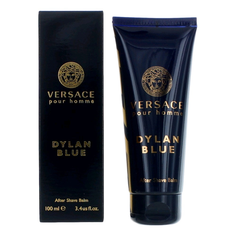 Versace Pour Homme Dylan Blue by Versace, 3.4oz After Shave Balm men by Versace