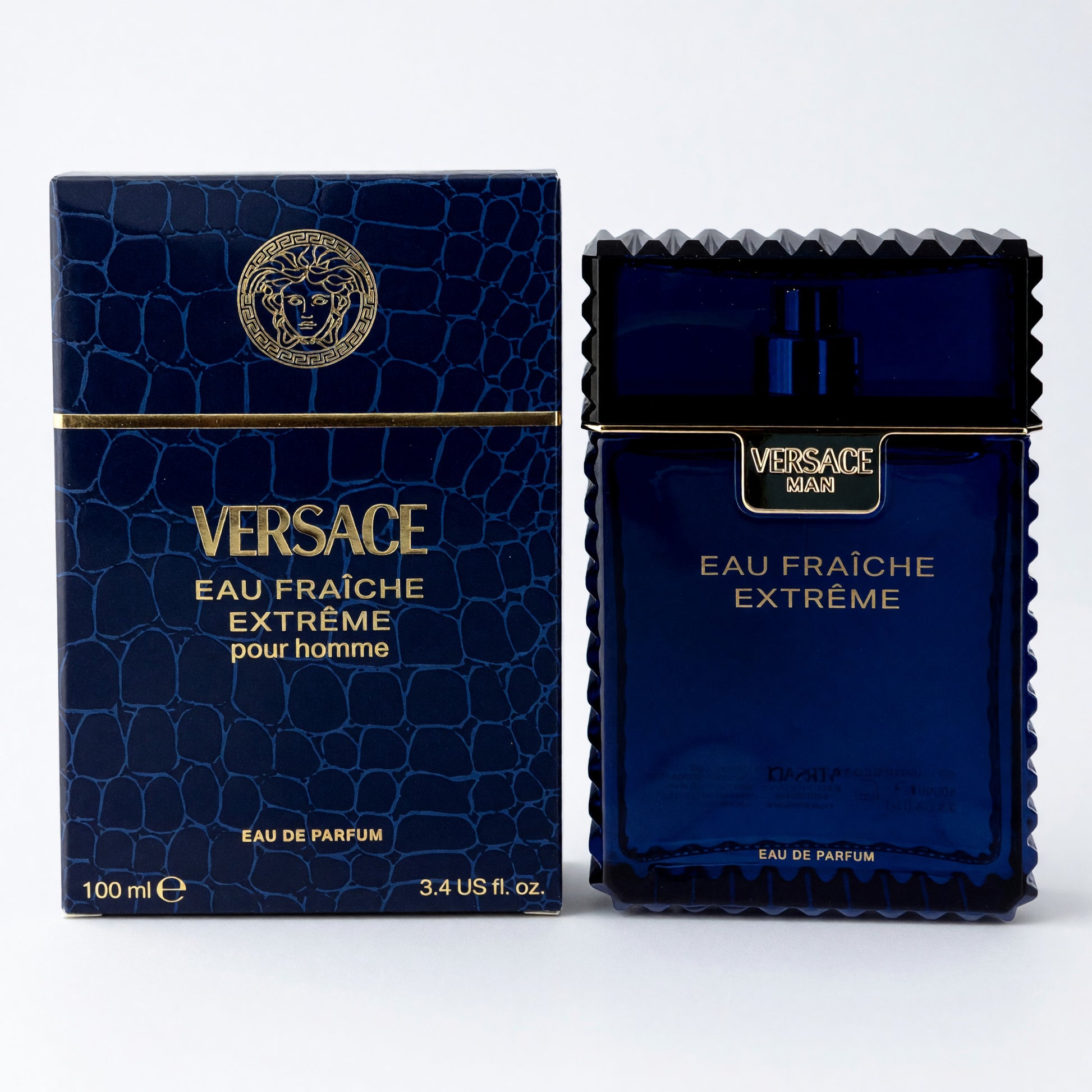 Versace Fraîche Extreme by Versace, 3.4 oz EDP Spray for Men by Versace