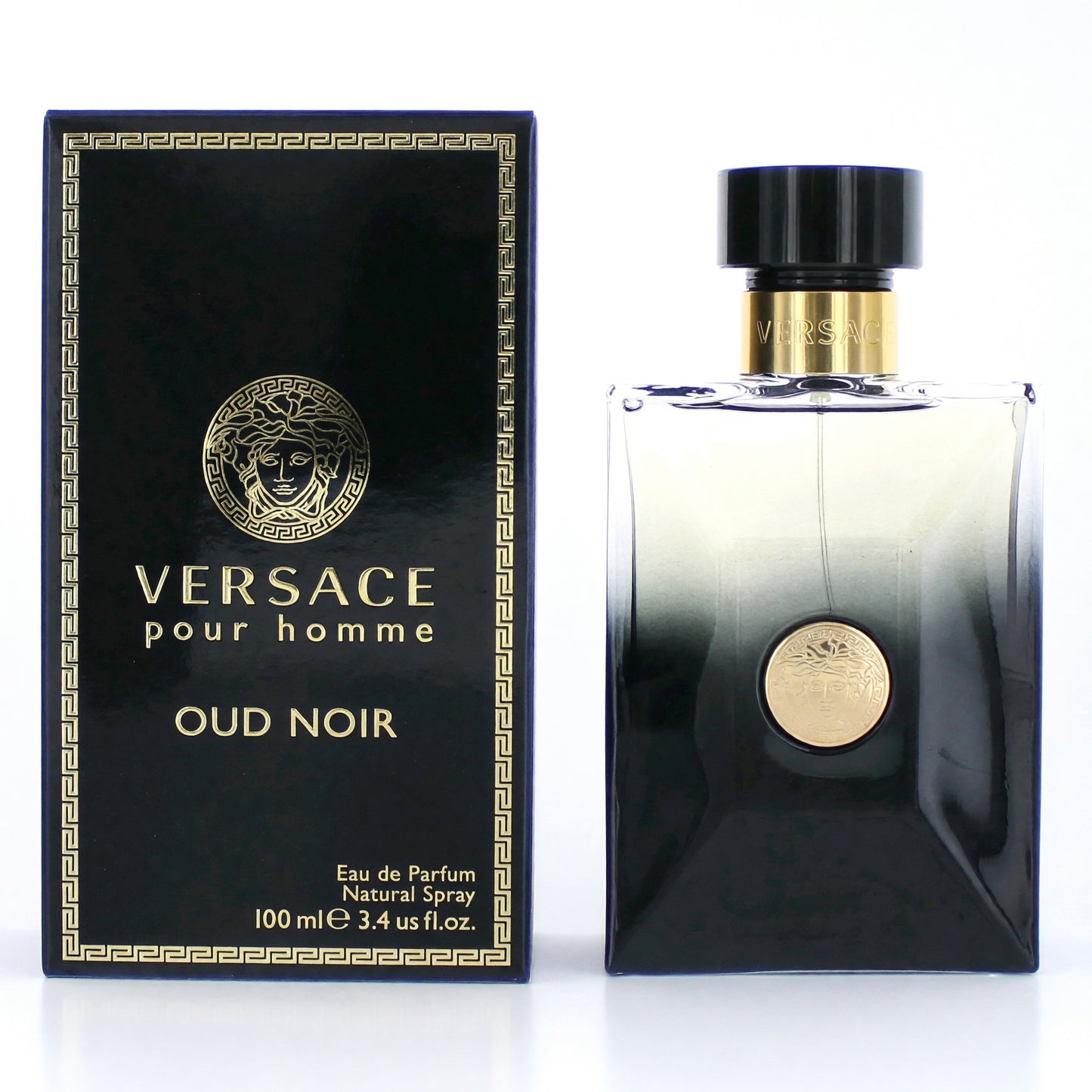 Versace Pour Homme Oud Noir by Versace, 3.4 oz EDP Spray for Men by Versace