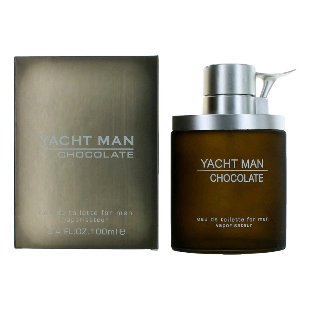 Yacht Man Chocolate by Myrurgia, 3.4 oz EDT Spray for Men by Myrurgia