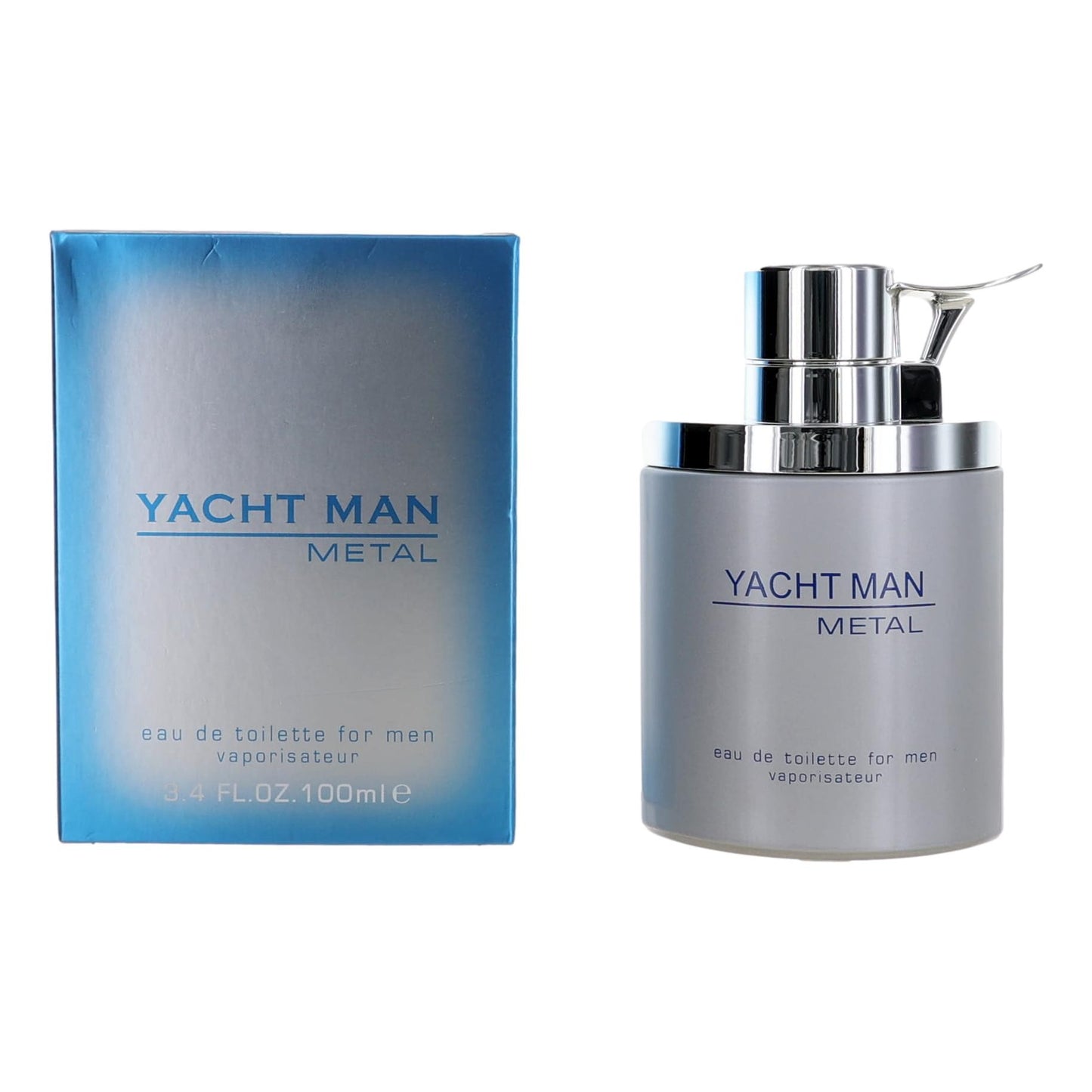 Yacht Man Metal by Myrurgia, 3.4 oz EDT Spray for Men by Myrurgia