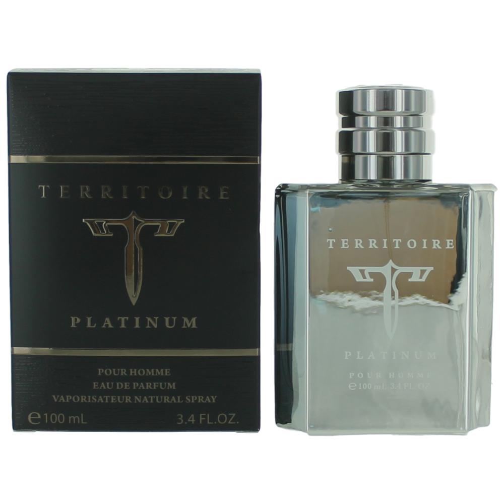 Territoire Platinum by YZY, 3.4 oz EDP Spray for Men by Yzy