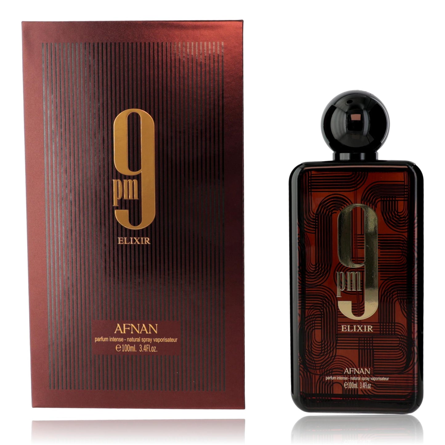 9PM Elixir by Afnan, 3.4 oz Parfum spray for Unisex by Afnan
