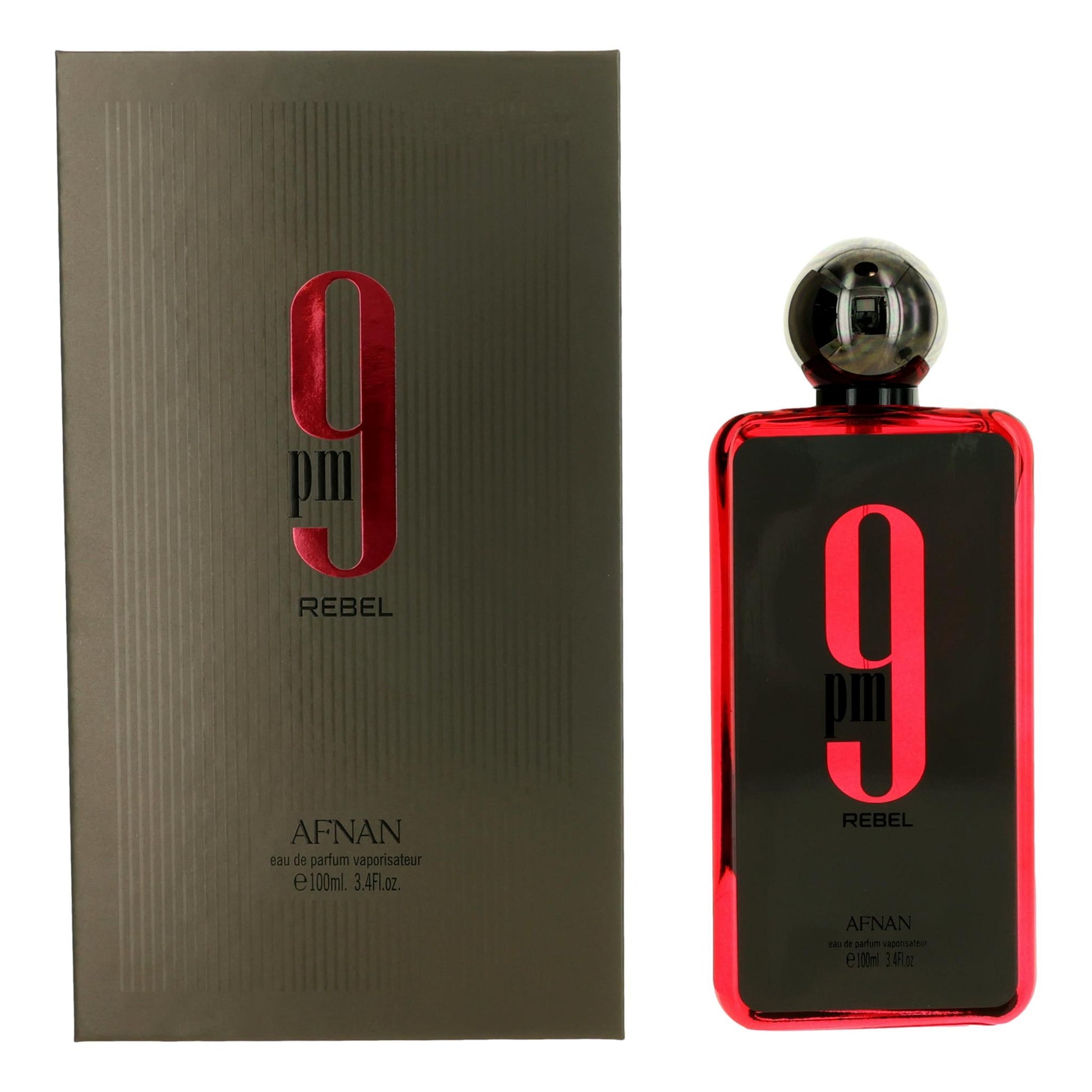 9 PM Rebel by Afnan, 3.4 EDP Spray for Unisex by Afnan