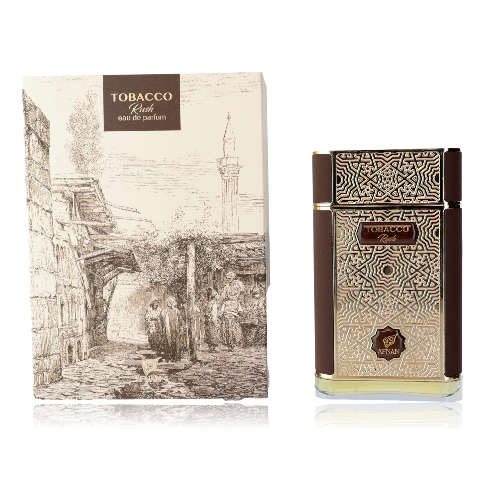 Tobacco Rush by Afnan, 2.7 oz EDP spray for Unisex by Afnan