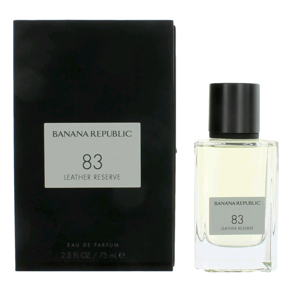83 Leather Reserve by Banana Republic, 2.5 oz EDP Spray for Unisex by Banana Republic