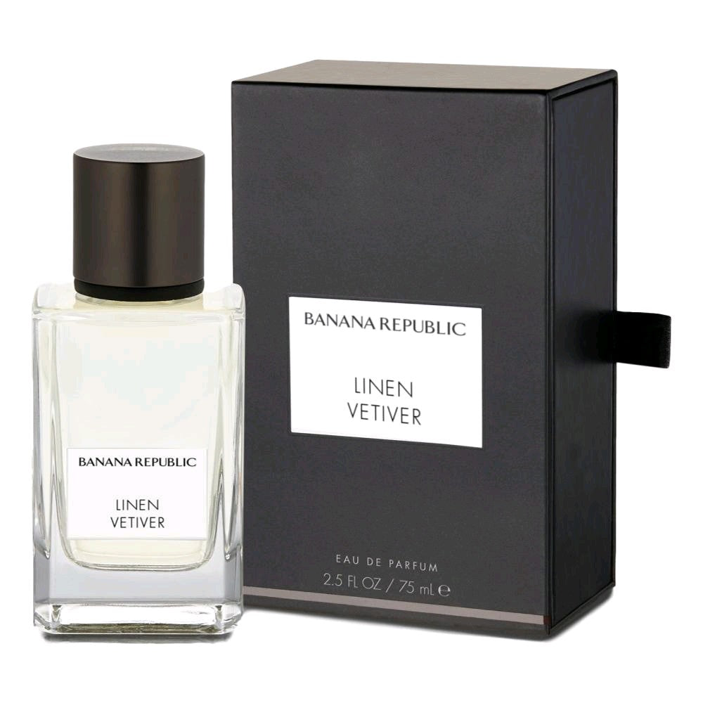 Linen Vetiver by Banana Republic, 2.5 oz EDP Spray for Unisex by Banana Republic
