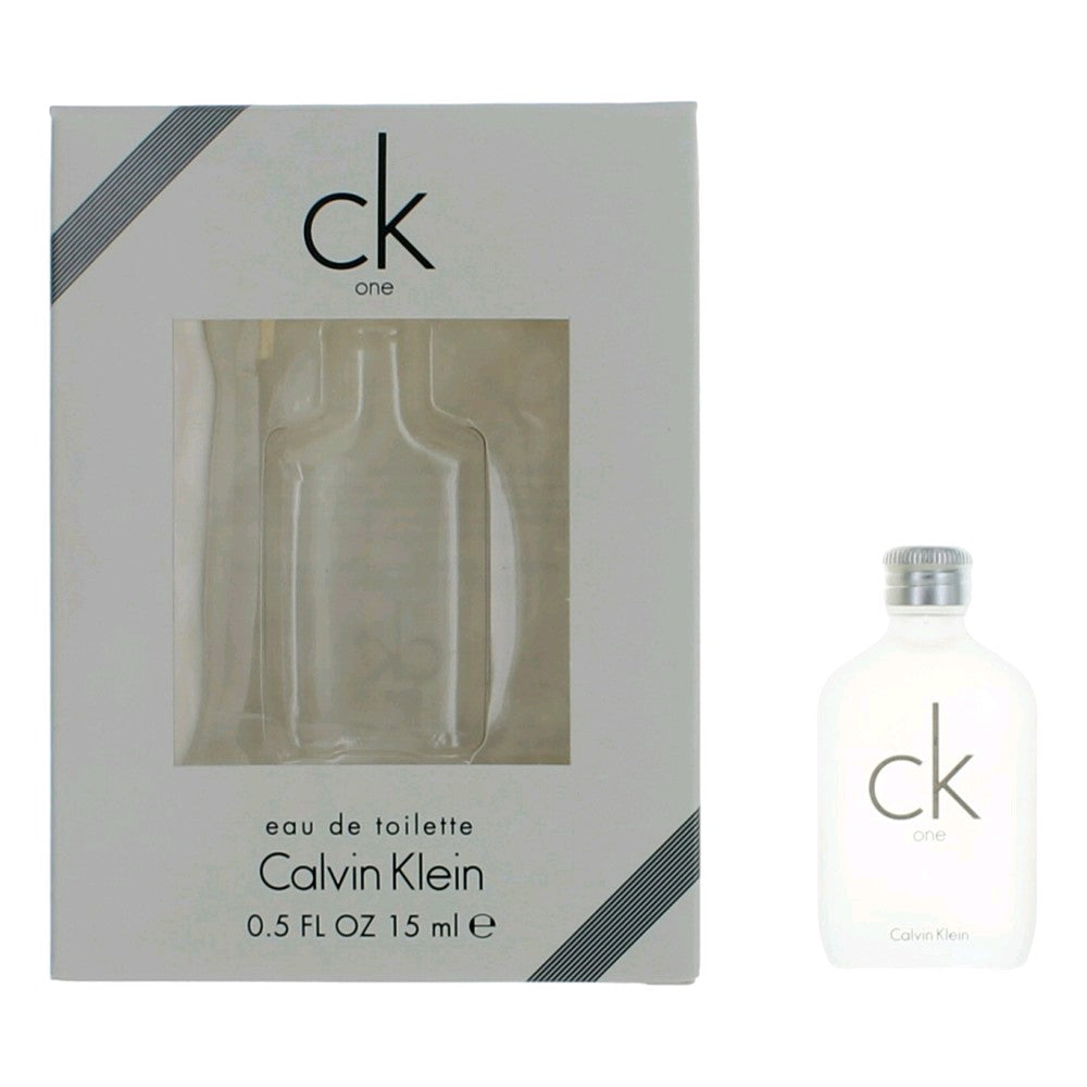 CK One by Calvin Klein, 0.5 oz EDT Splash for Unisex by Calvin Klein
