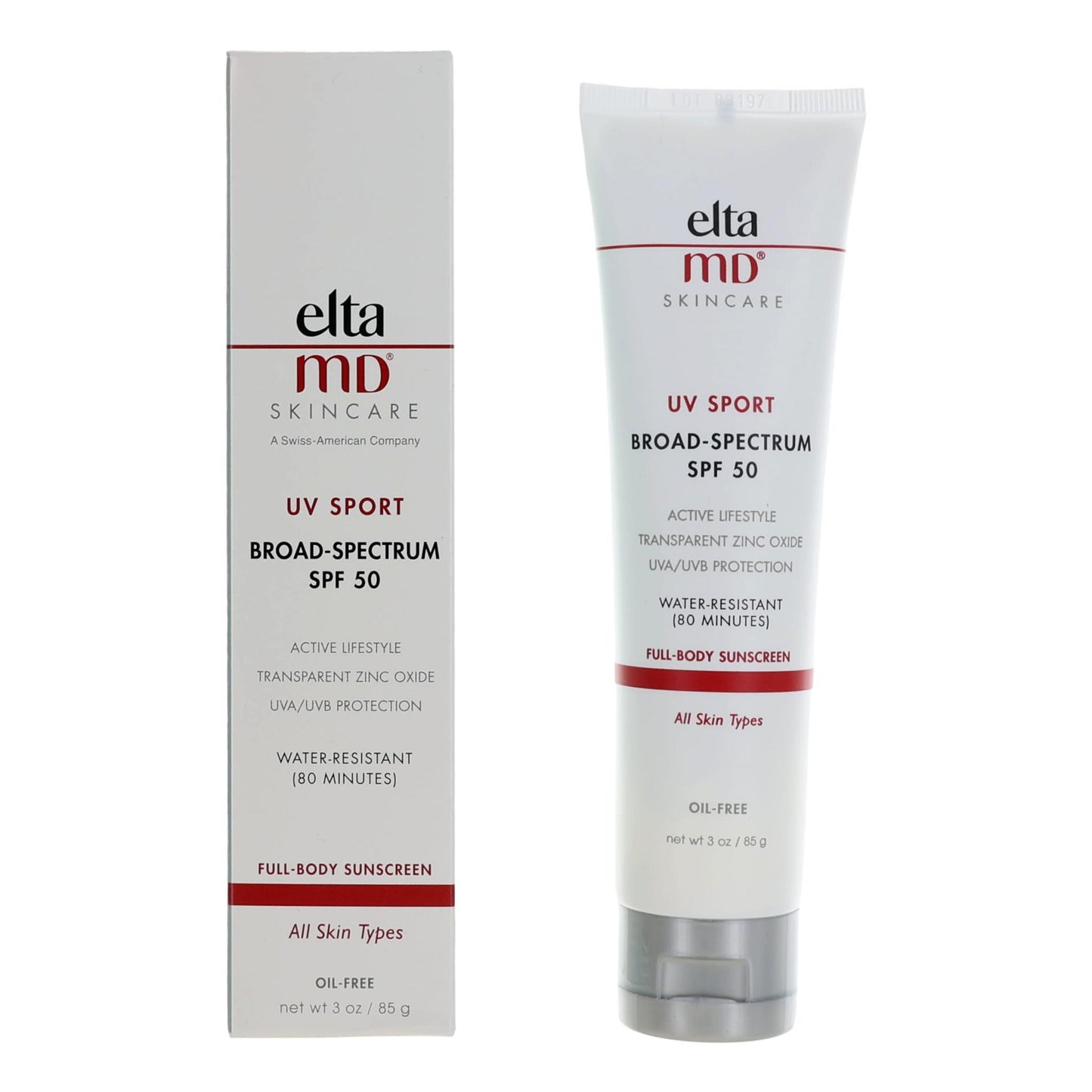 Elta MD UV Sport Broad Spectrum SPF 50 by Elta MD, 3 oz Body Sunscreen by Elta MD