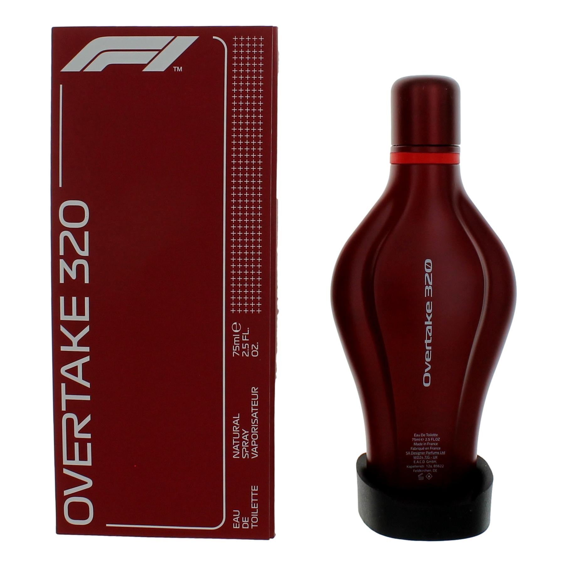 Formula 1 Overtake 320 by Formula 1, 2.5 oz EDT Spray for Unisex by F1