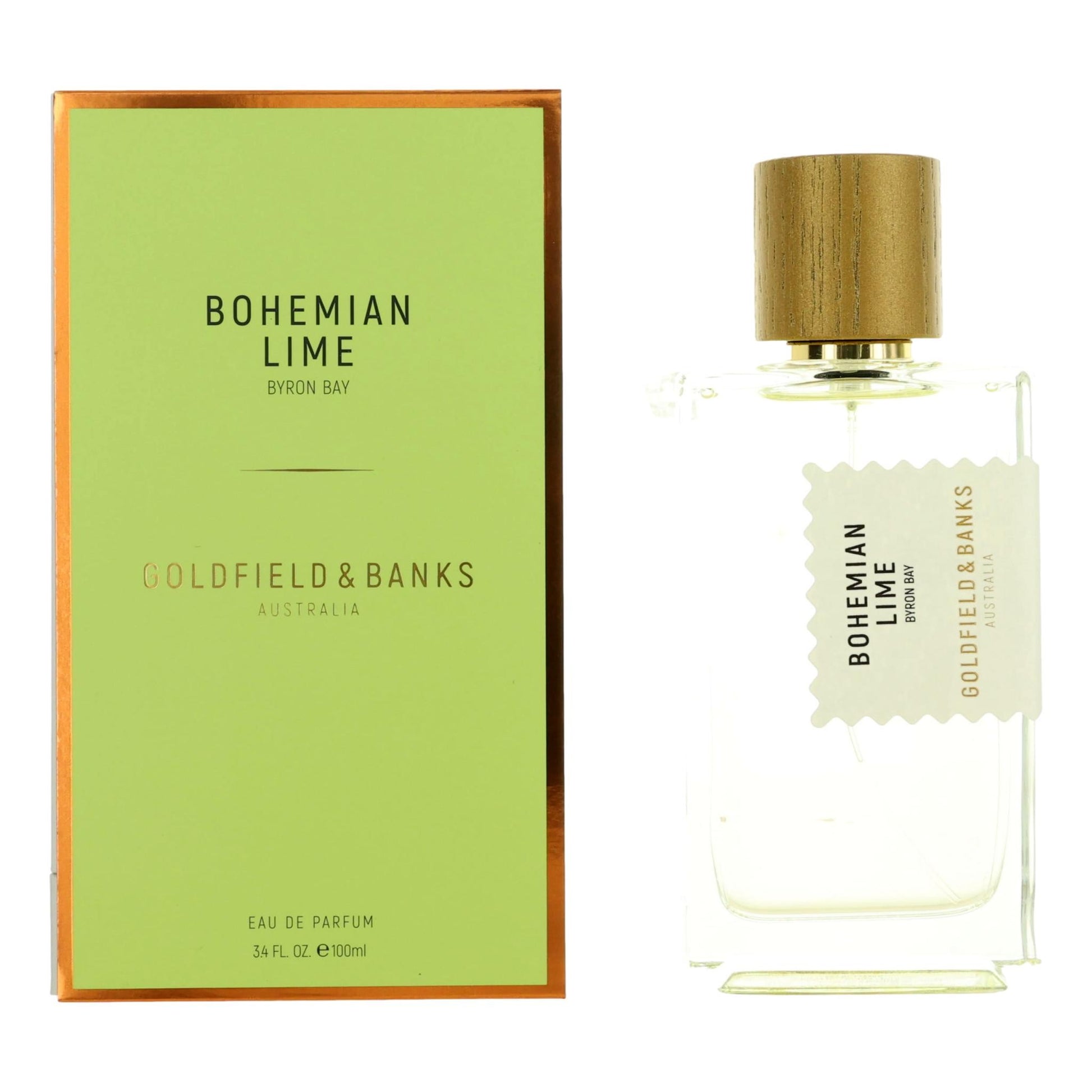 Bohemian Lime by Goldfield & Banks, 3.4 oz EDP Spray for Unisex by Goldfield & Banks