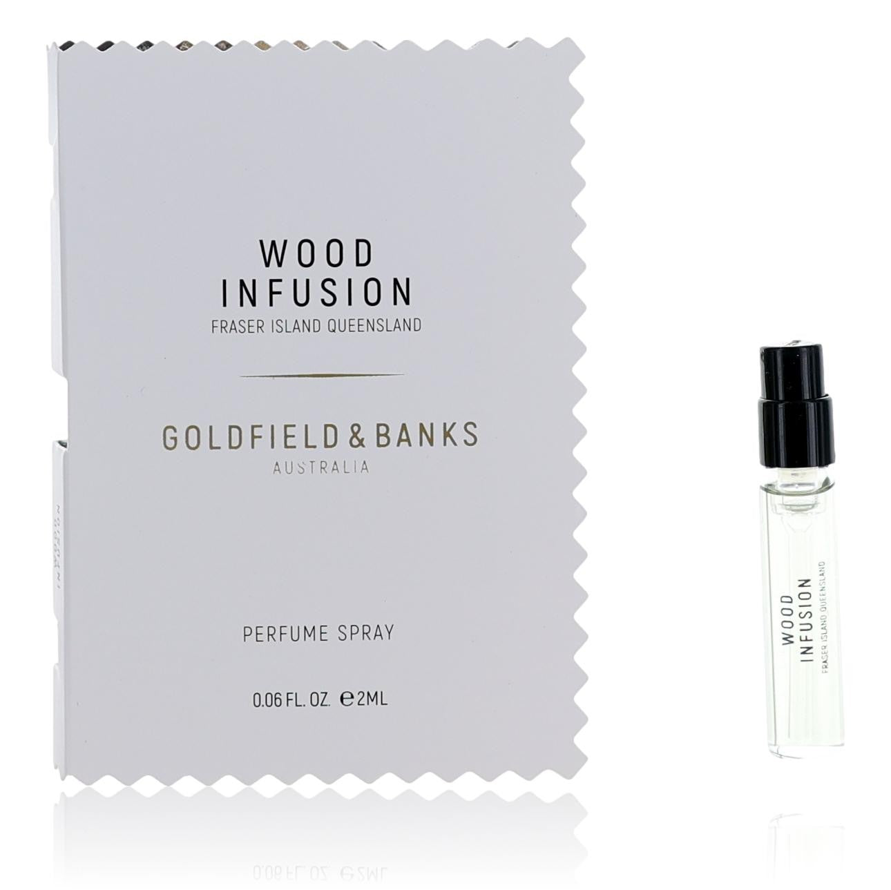 Wood Infusion by Goldfield & Banks, 0.06oz Perfume Spray for Unisex Sample by Goldfield & Banks