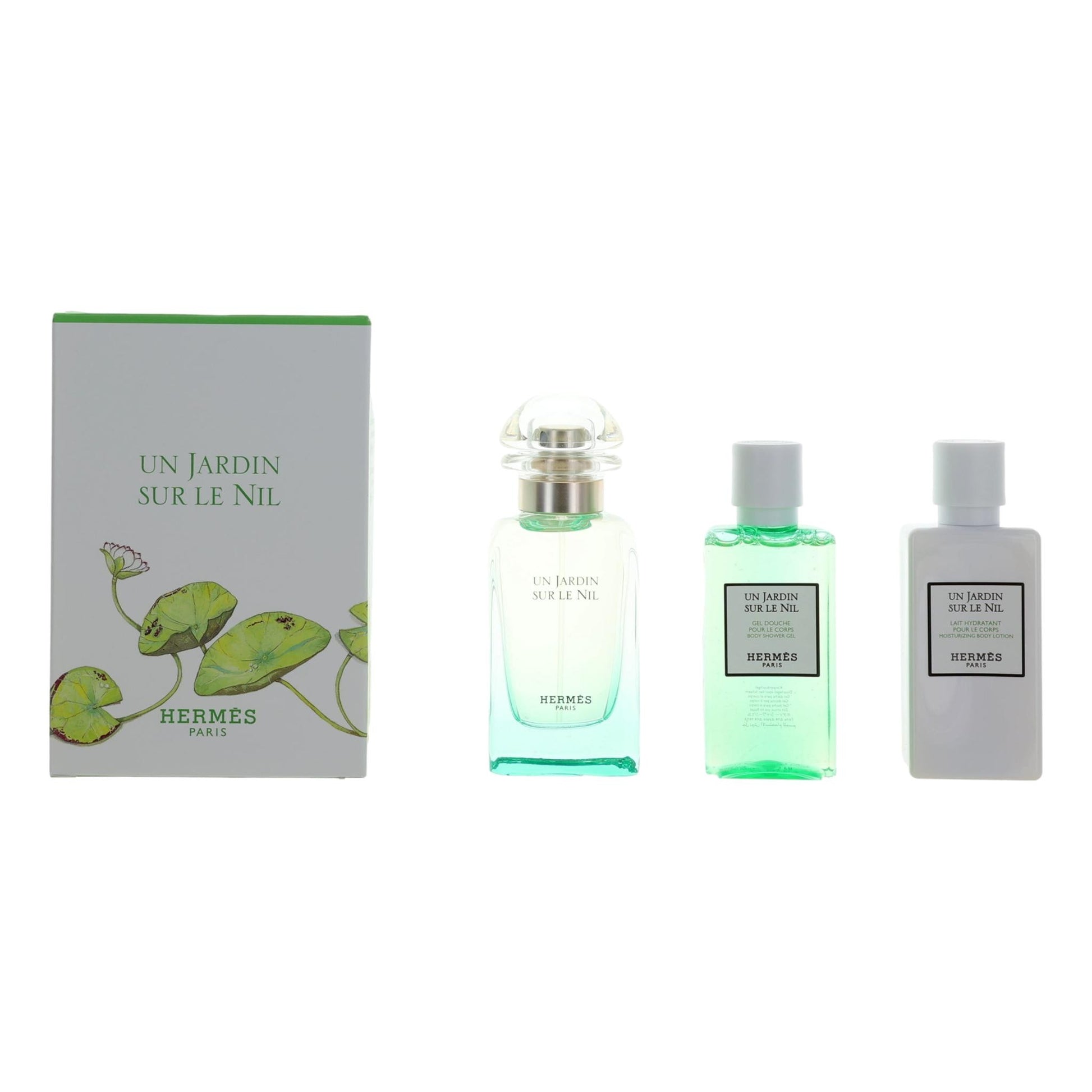 Un Jardin Sur Le Nil by Hermes, 3 Piece Gift Set for Unisex by Hermes