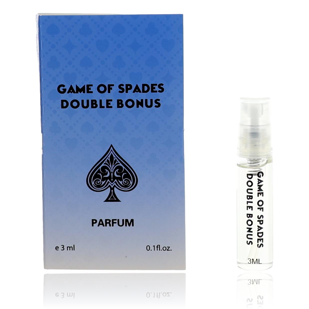 Game of Spades Double Bonus by Jo Milano, 0.1oz Parfum for Unisex Sample by Jo Milano