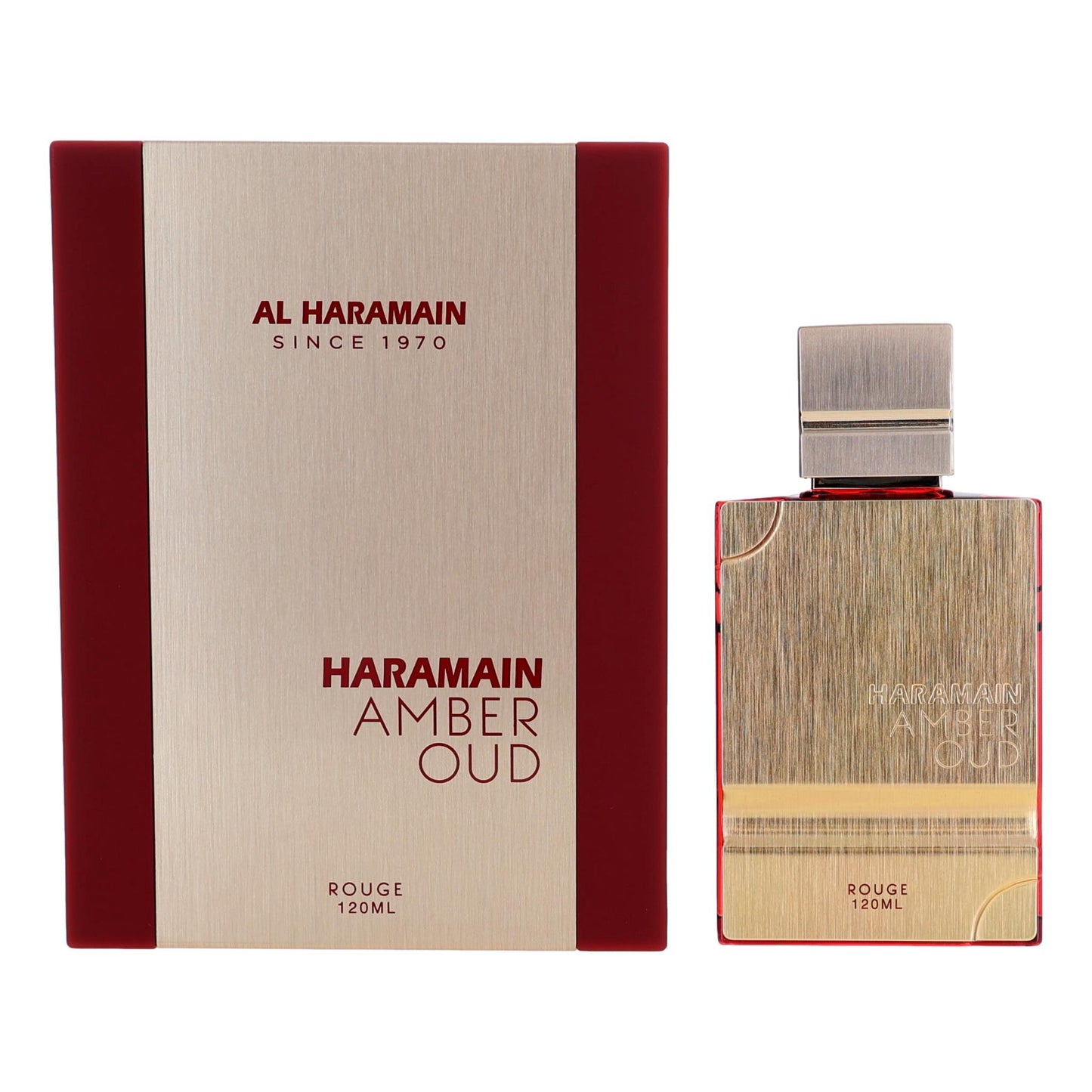 Amber Oud Rouge by Al Haramain, 4 oz EDP Spray for Unisex by Al Haramain