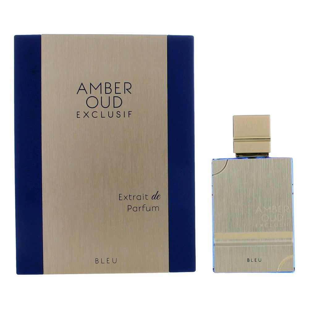 Amber Oud Exclusif Bleu by Al Haramain, 2oz Extrait De Parfum Spray for Unisex by Al Haramain