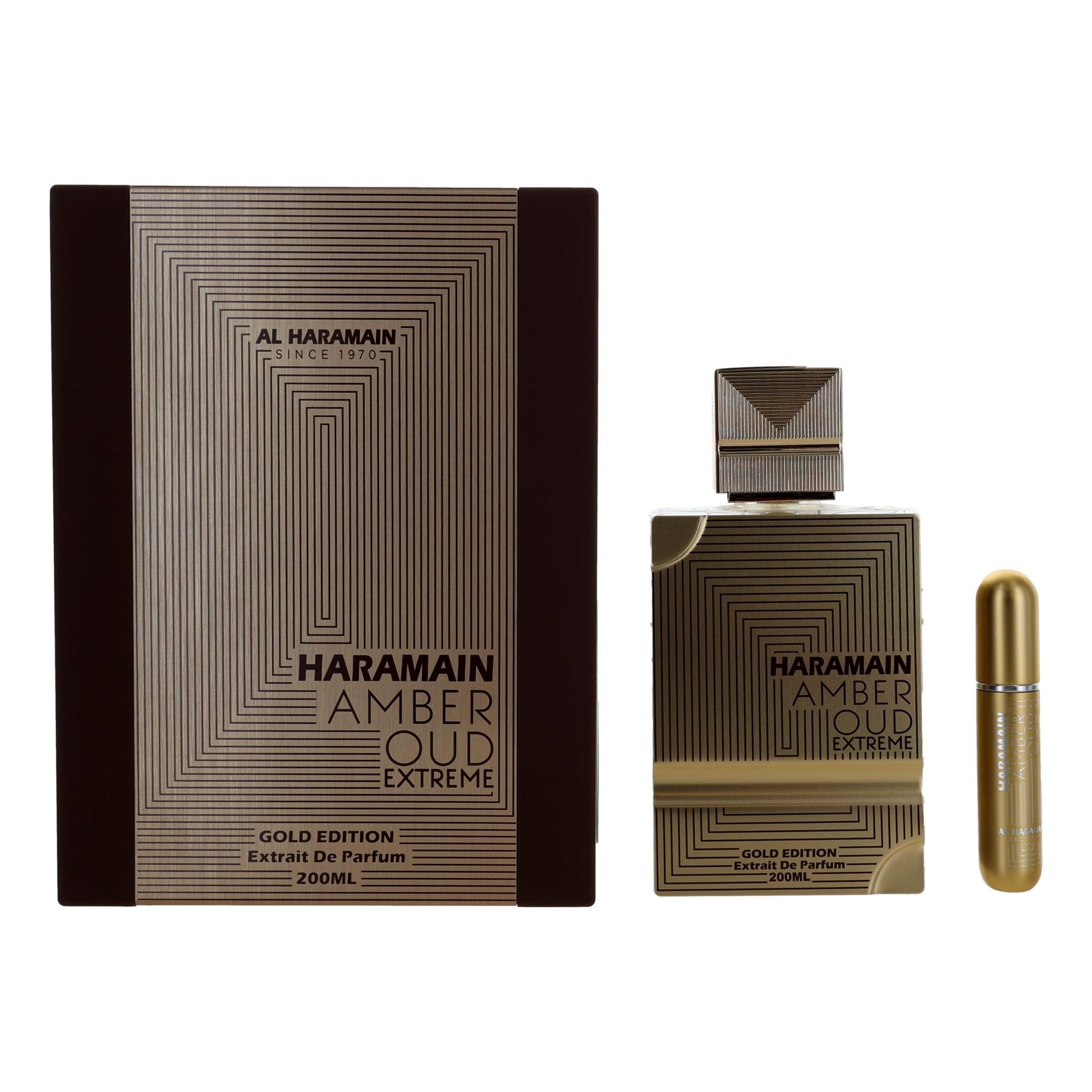 Amber Oud Extreme Gold Edition, 6.7oz Extrait de Parfum for Unisex by Al Haramain