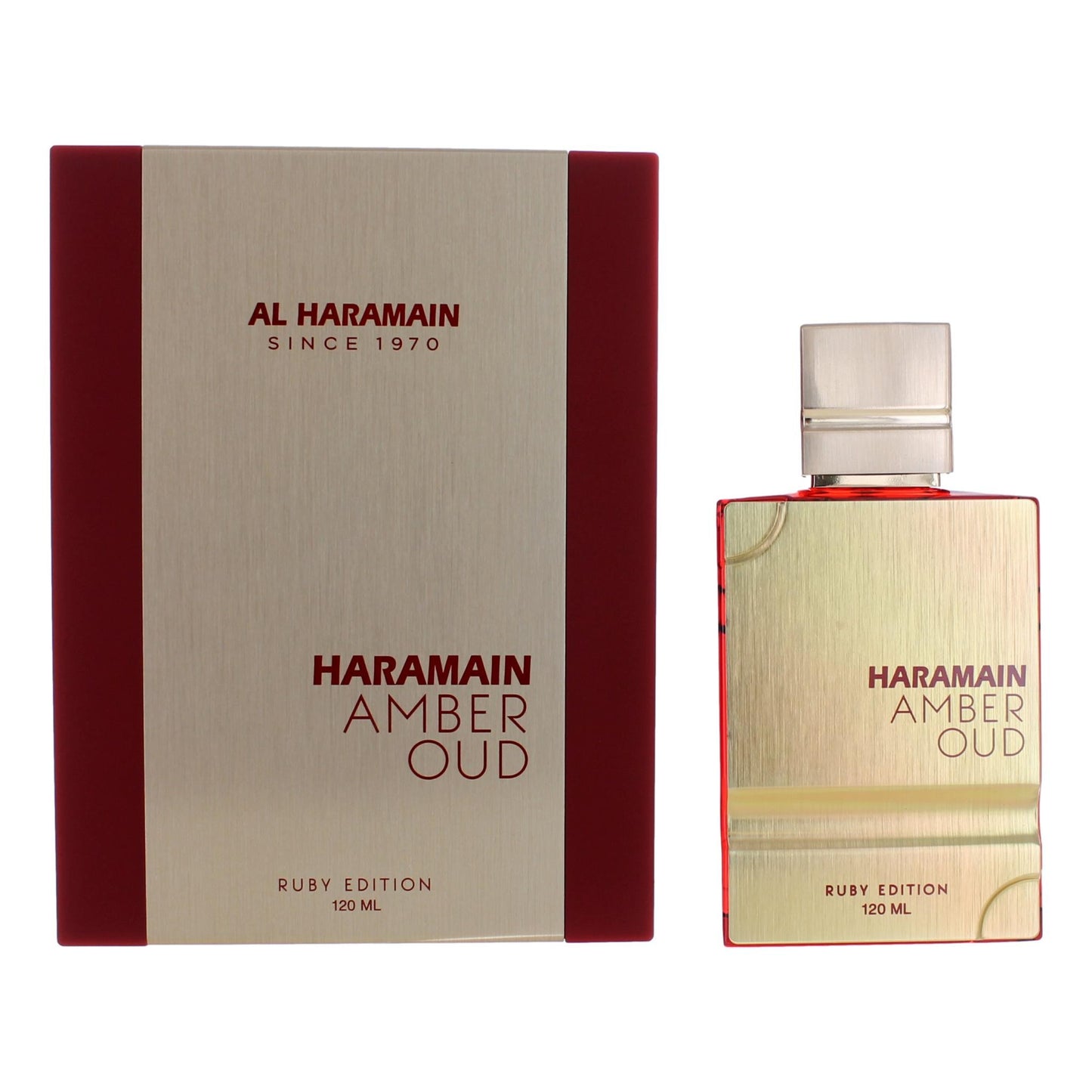 Amber Oud Ruby Edition by Al Haramain, 4 oz EDP Spray for Unisex by Al Haramain