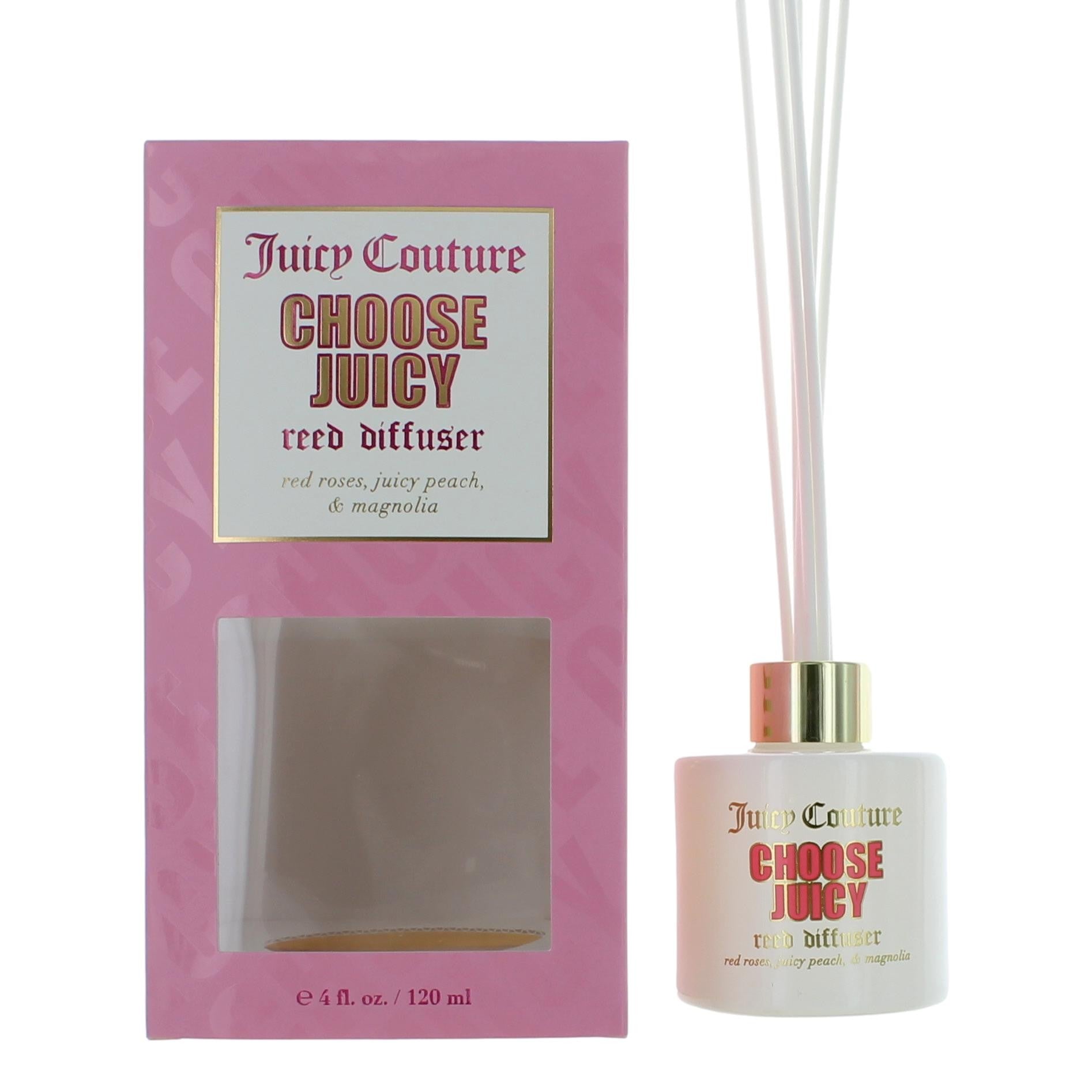 Choose Juicy by Juicy Couture, 4 oz Reed Diffuser - Choose Juicy by Juicy Couture