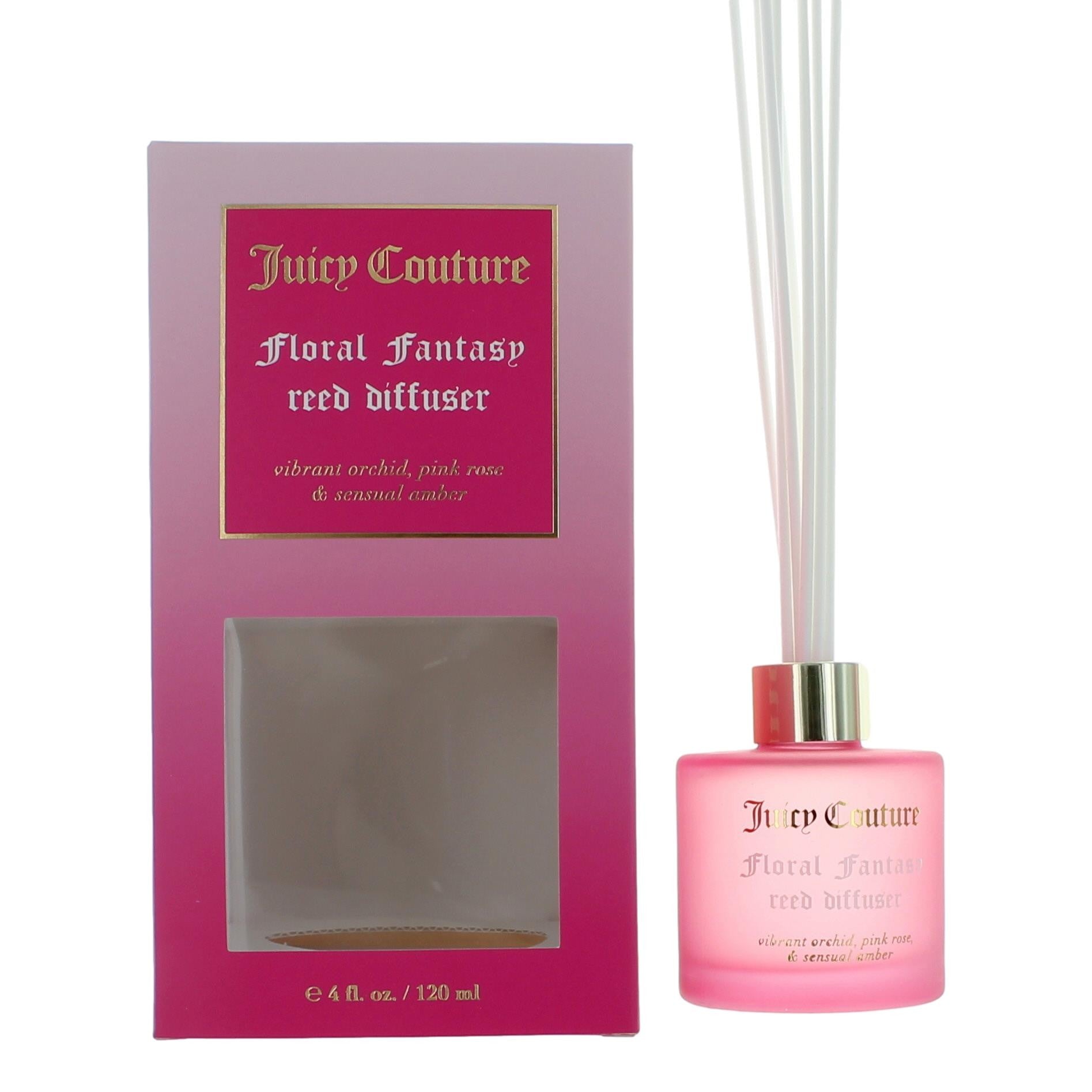 Floral Fantasy by Juicy Couture, 4 oz Reed Diffuser - Floral Fantasy by Juicy Couture