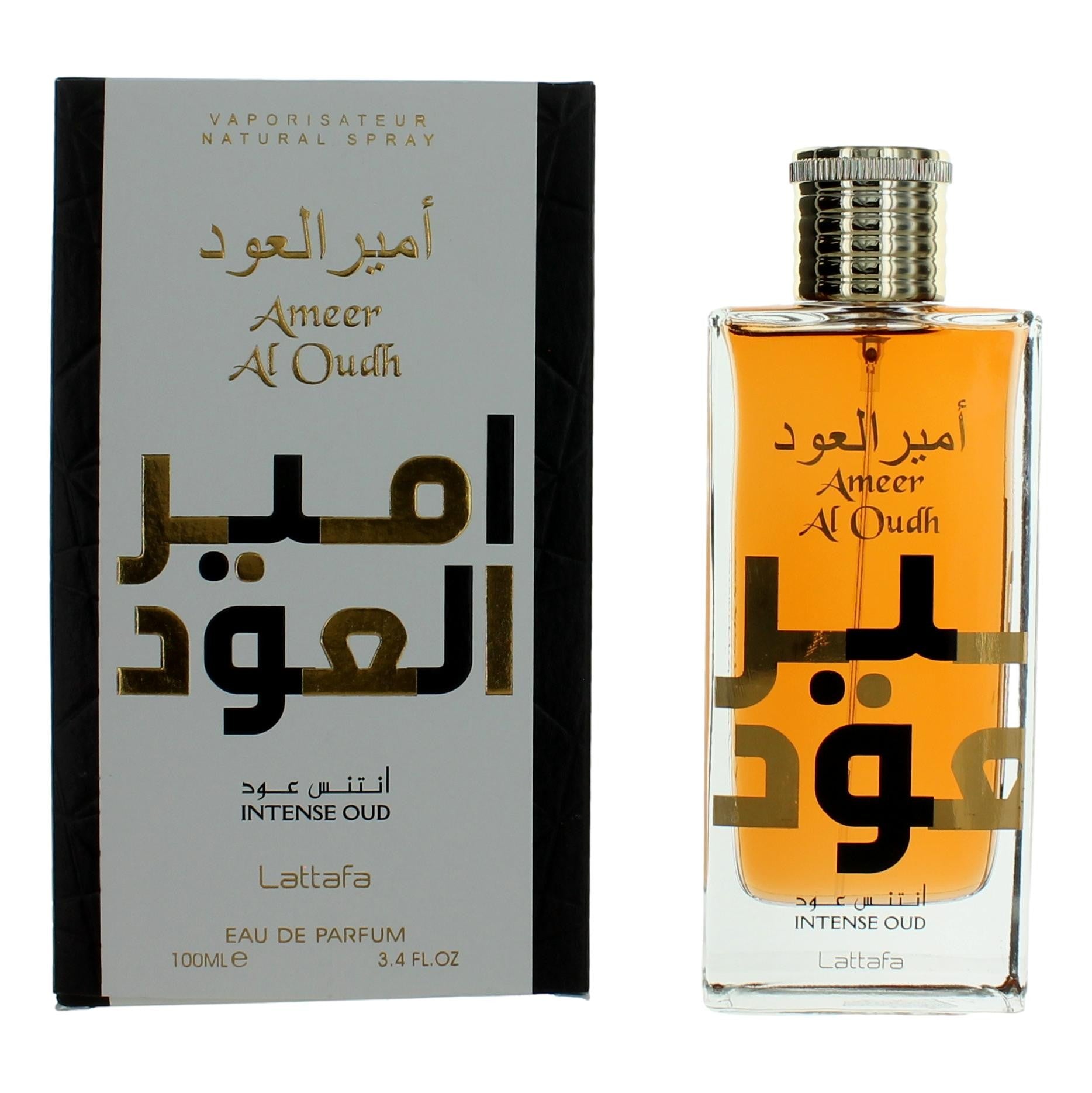 Ameer Al Oudh Intense Oud by Lattafa, 3.4 oz EDP Spray for Unisex by Lattafa