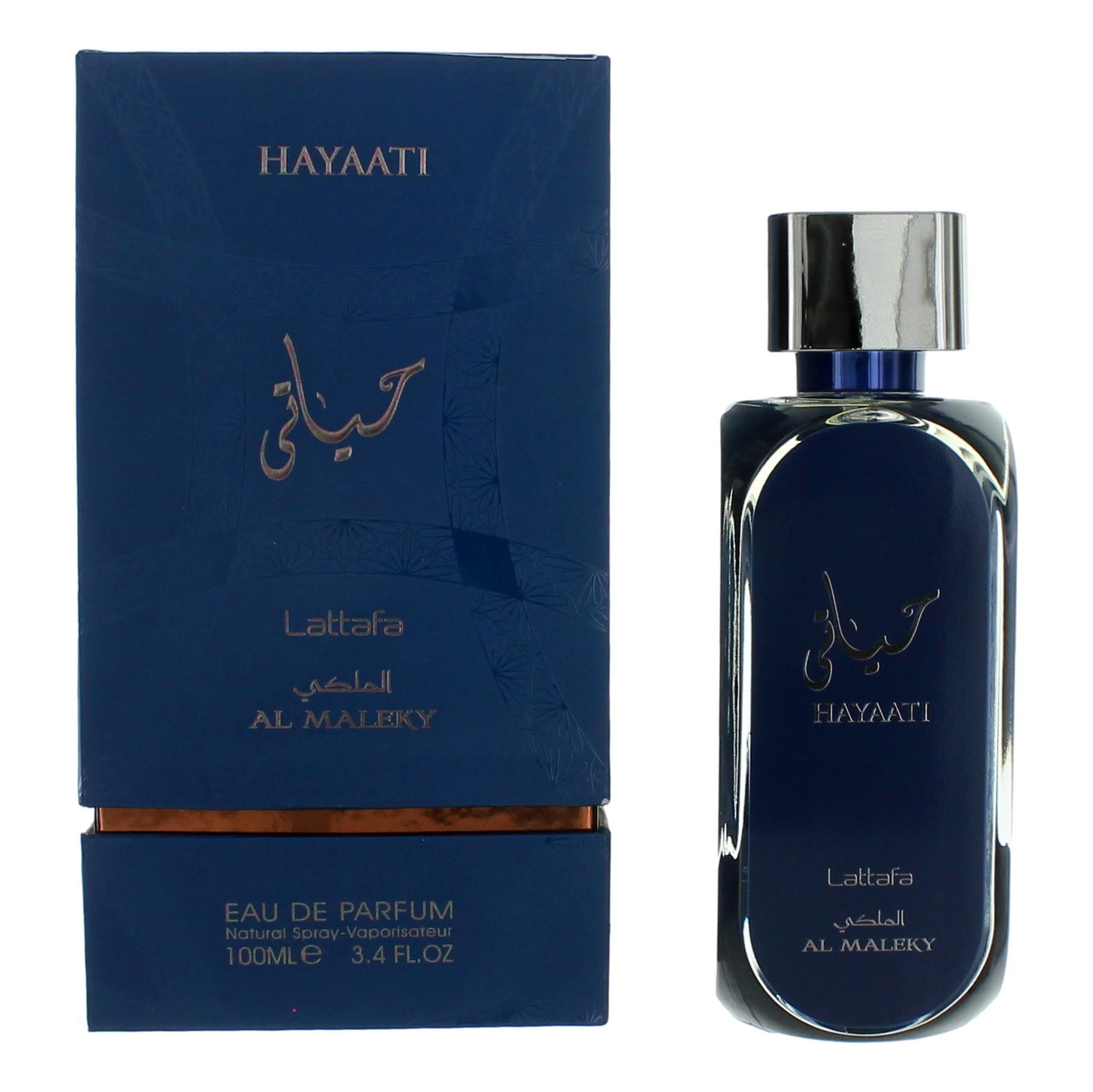 Hayaati Al Maleky by Lattafa, 3.4 oz EDP Spray for Unisex by Lattafa