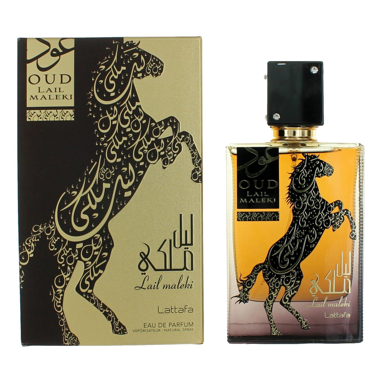 Oud Lail Maleki by Lattafa, 3.4 oz EDP Spray for Unisex by Lattafa