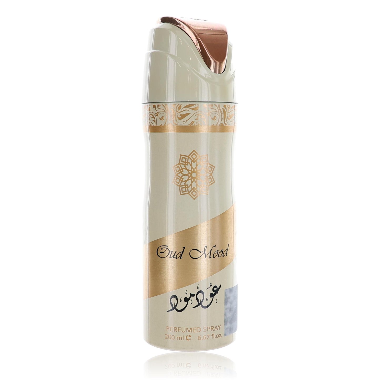 Oud Mood by Lattafa, 6.7 oz Perfumed Deodorant Spray for Unisex by Lattafa