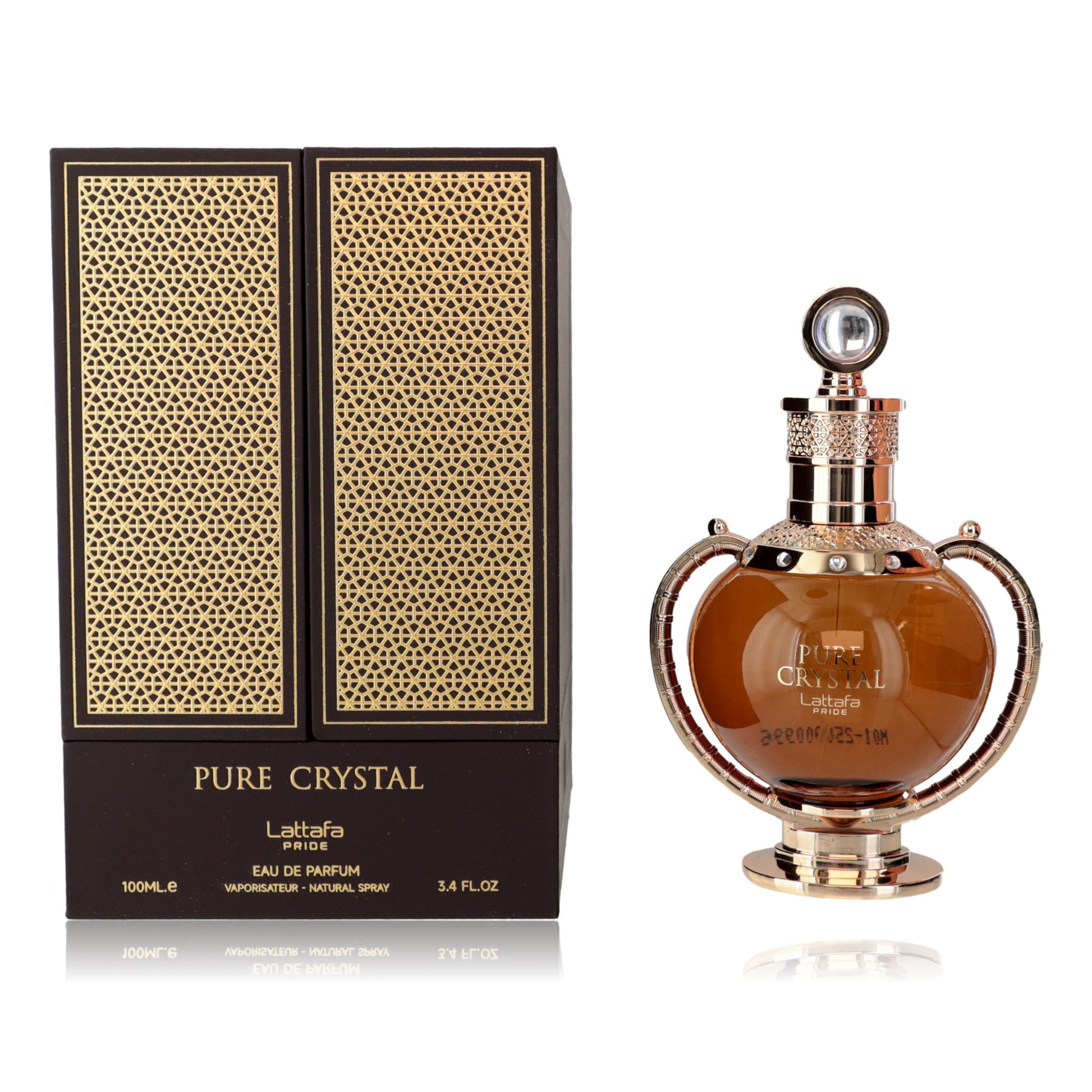 Pure Crystal by Lattafa, 3.4 oz EDP Spray for Unisex by Lattafa