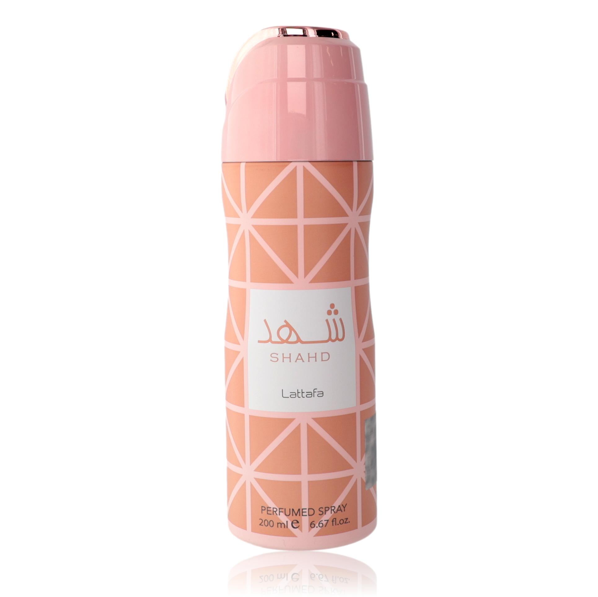 Shahd by Lattafa, 6.7 oz Perfumed Deodorant Spray for Unisex by Lattafa