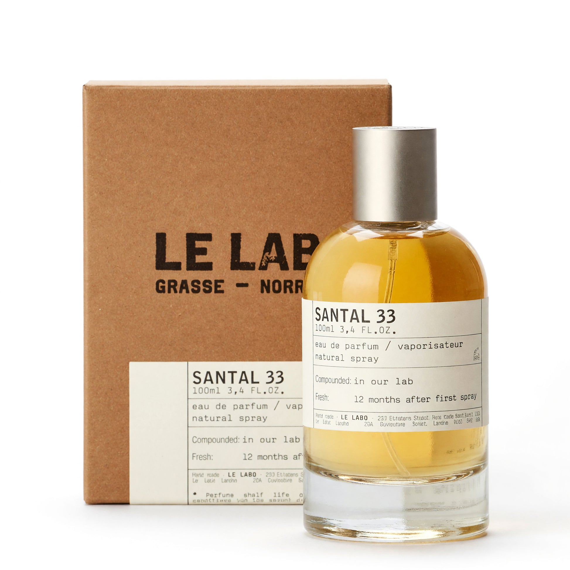 Santal 33 by Le Labo, 3.4 oz EDP Spray for Unisex by Le Labo
