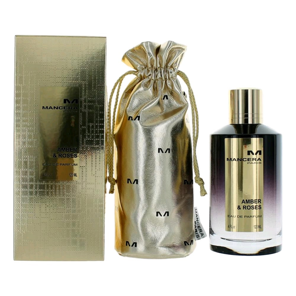 Mancera Amber & Roses by Mancera, 4 oz EDP Spray for Unisex by Mancera