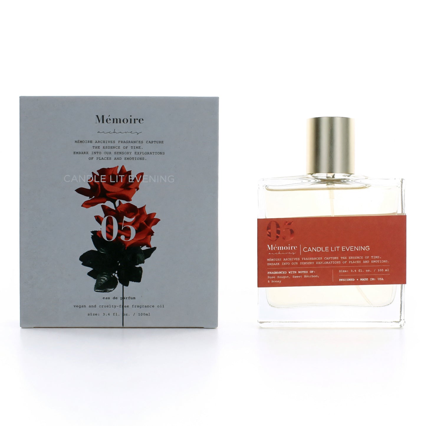 Candle Lit Evening by Memoire Archives, 3.4 oz EDP Spray for Unisex by Memoire Archives