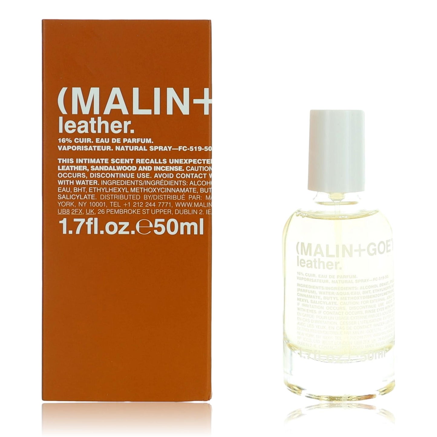 Malin & Goetz Leather by Malin & Goetz, 1.7 oz EDP Spray for Unisex by Malin & Goetz