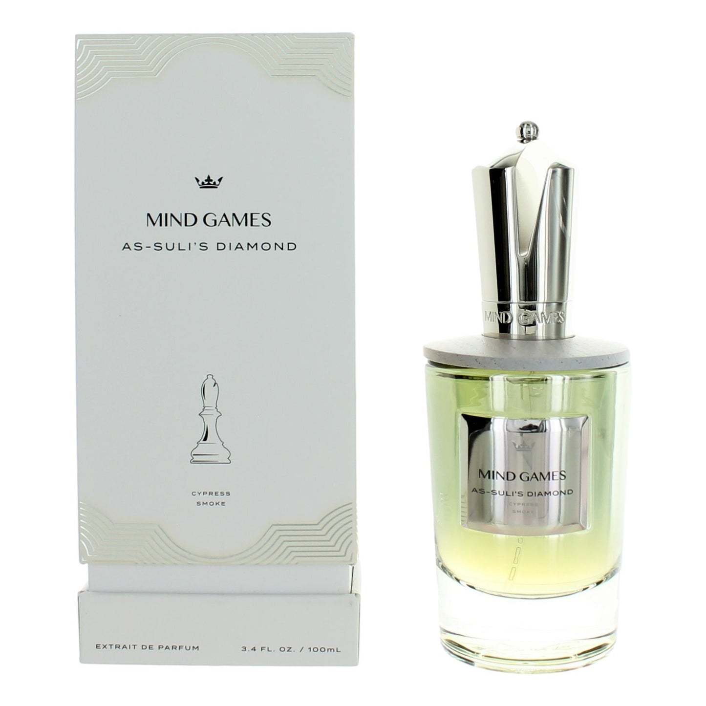 As-Suli's Diamond by Mind Games, 3.4 oz Extrait De Parfum for Unisex by Mind Games