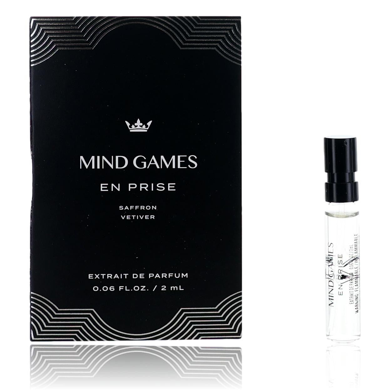 En Prise by Mind Games, 0.06 oz Extrait de Parfum for Unisex Sample by Mind Games