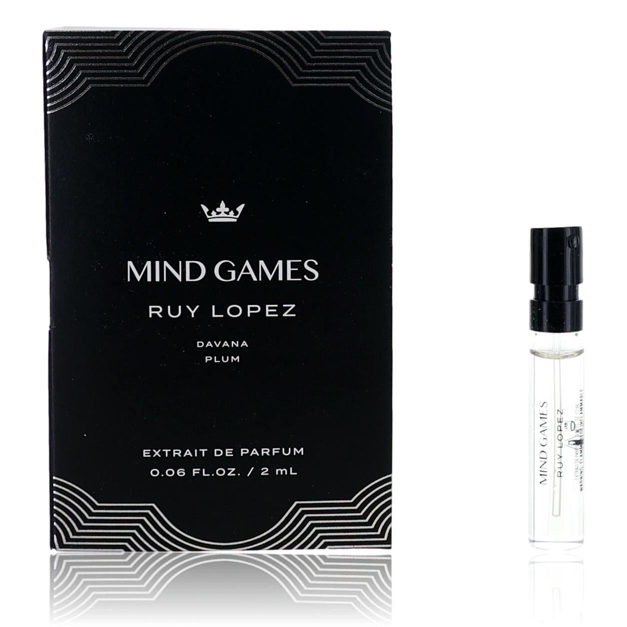 Ruy Lopez by Mind Games, 0.06 oz Extrait de Parfum for Unisex Sample by Mind Games