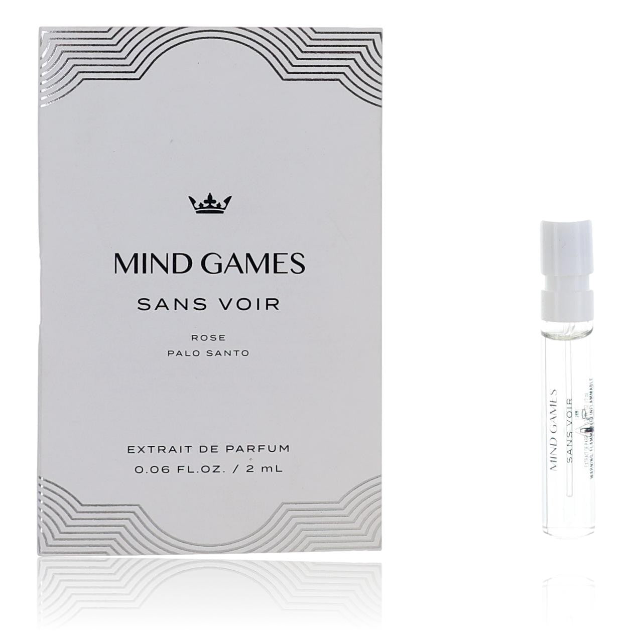 Sans Voir by Mind Games, 0.06 oz Extrait de Parfum for Unisex Sample by Mind Games