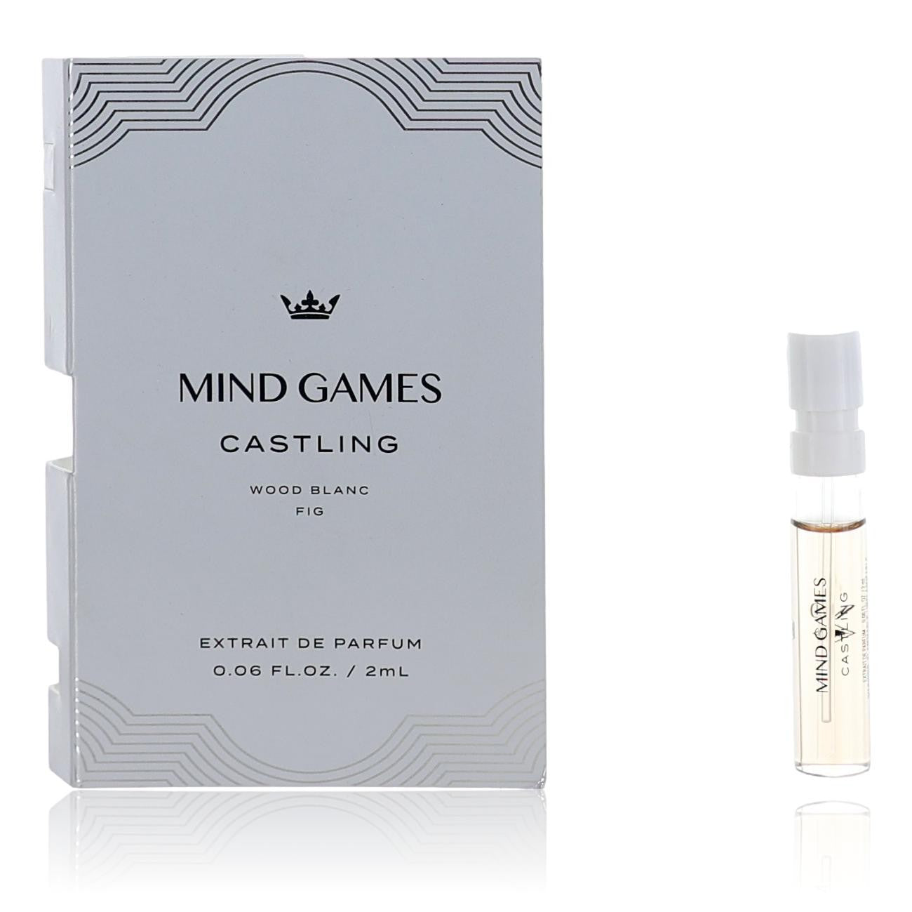 Castling by Mind Games, 0.06 oz Extrait de Parfum for Unisex Sample by Mind Games