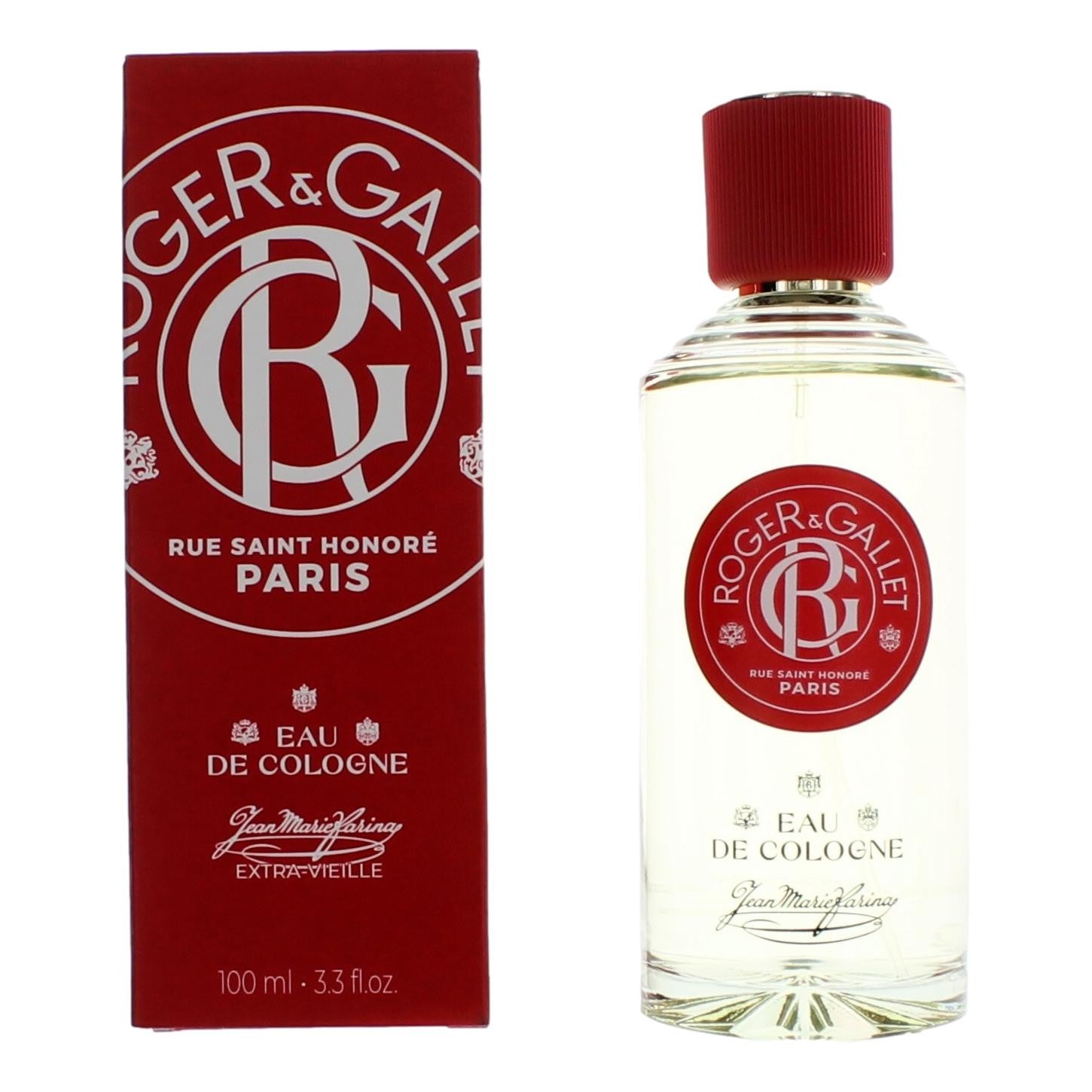 Roger & Gallet Jean Marie Farina, 3.3oz Eau De Cologne Spray for Unisex by Roger & Gallet