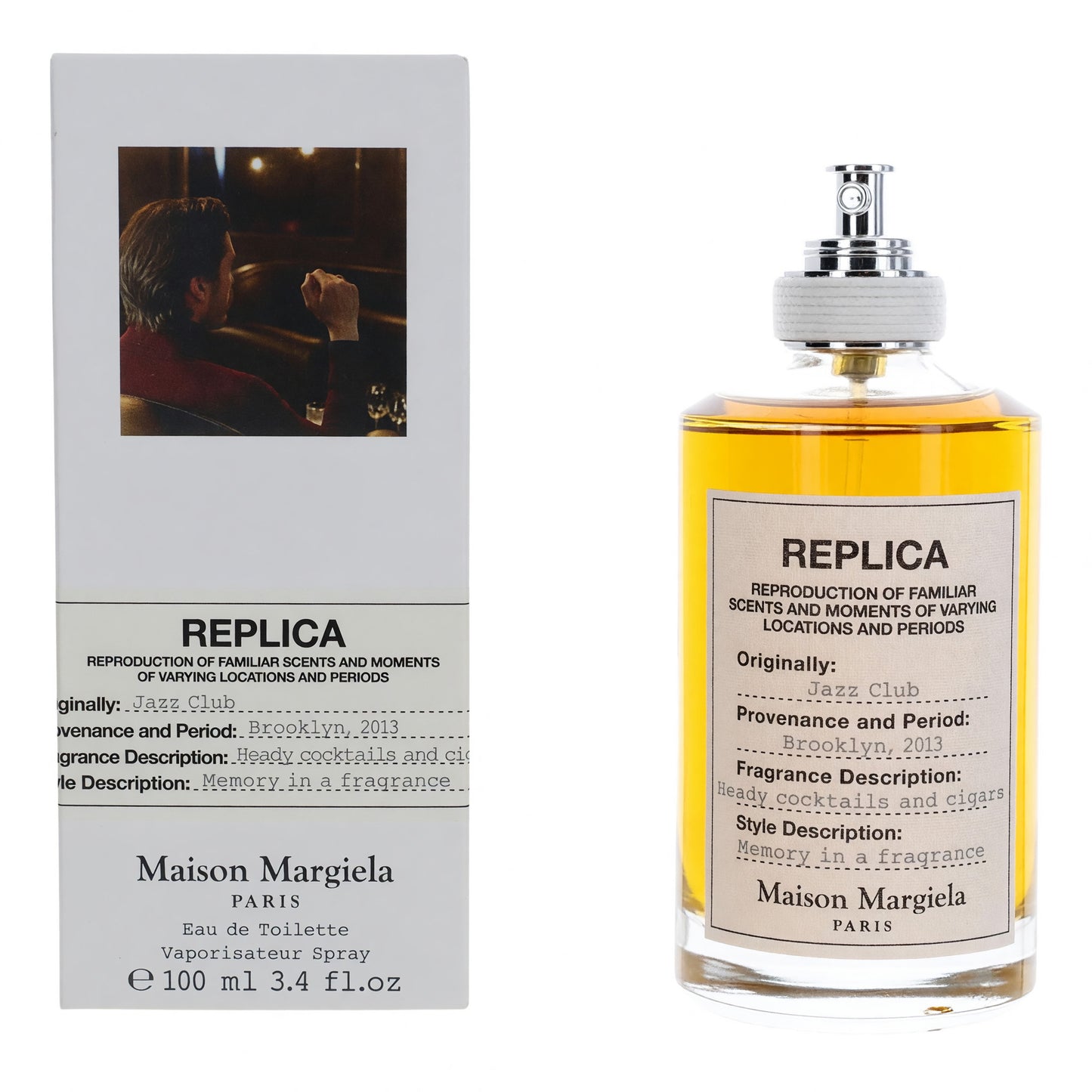 Replica Jazz Club by Maison Margiela, 3.4 oz EDT Spray for Unisex by Maison Margiela