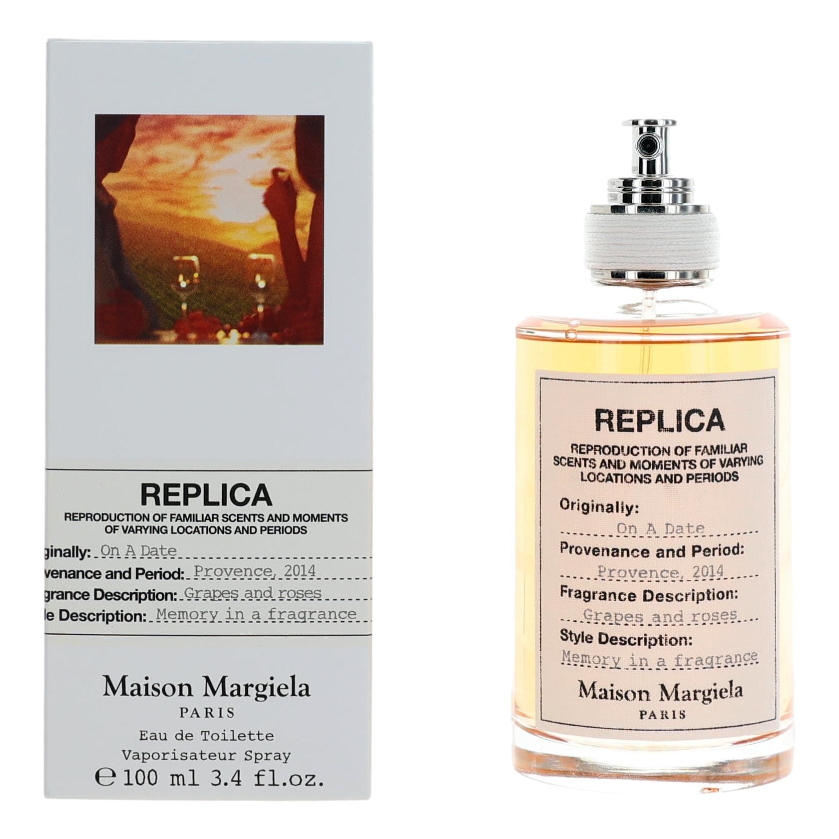Replica On A Date by Maison Margiela, 3.4 oz EDT Spray for Unisex by Maison Margiela