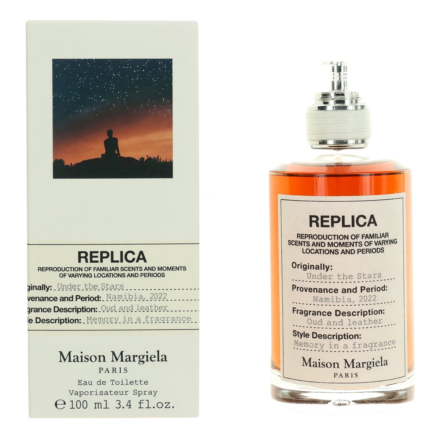 Replica Under the Stars by Maison Margiela, 3.4 EDT Spray for Unisex by Maison Margiela