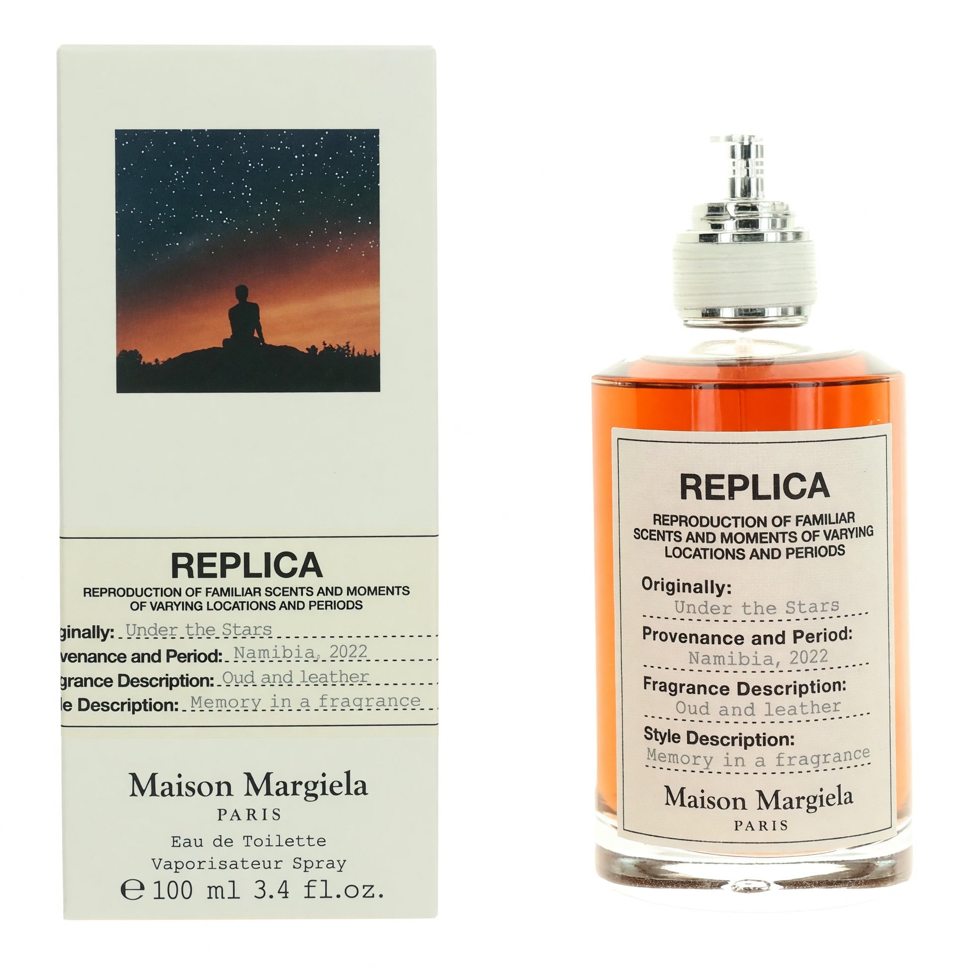 Replica Under the Stars by Maison Margiela, 3.4 EDT Spray for Unisex by Maison Margiela