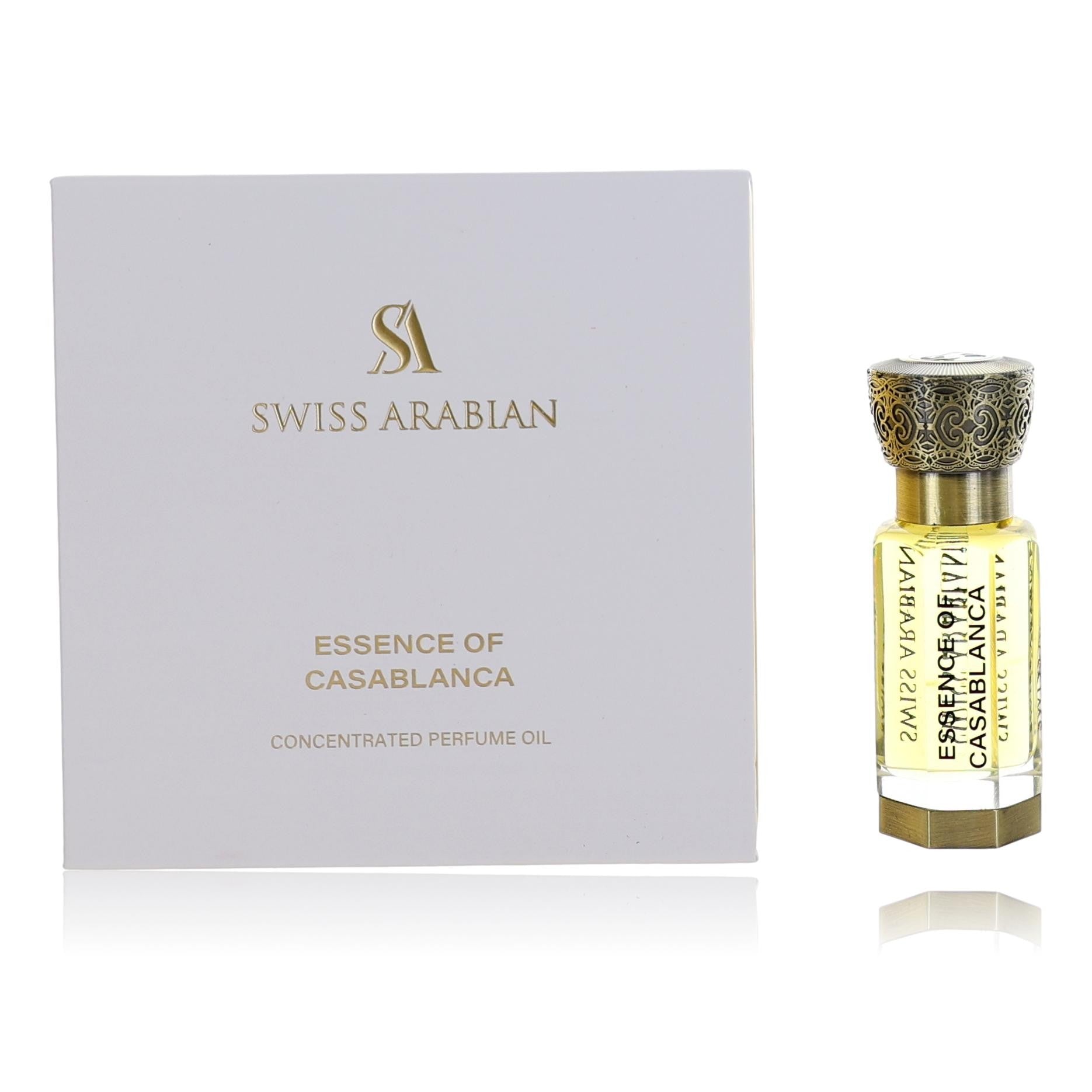 Essence of Casablanca, 0.4oz Concentrated Perfume Oil for Unisex by Swiss Arabian