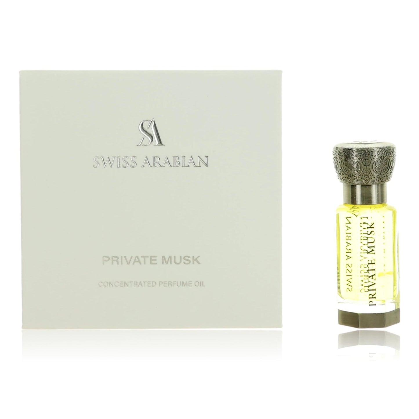Private Musk by Swiss Arabian, 0.4 oz Perfume Oil for Unisex by Swiss Arabian