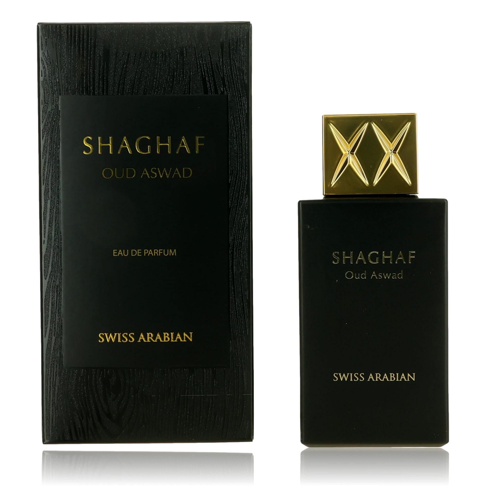 Shaghaf Oud Aswad by Swiss Arabian, 2.5 oz EDP Spray for Unisex by Swiss Arabian